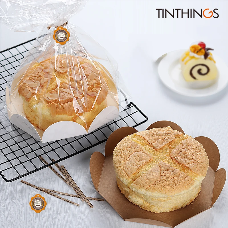 Wedding Supply Shops - Embalagem de bolo de chiffon de