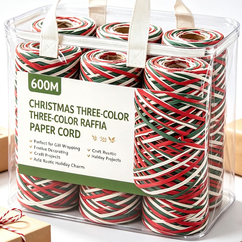 Papercraft Supply Ribbon - Fita de Papel Raffia 150/600M para
