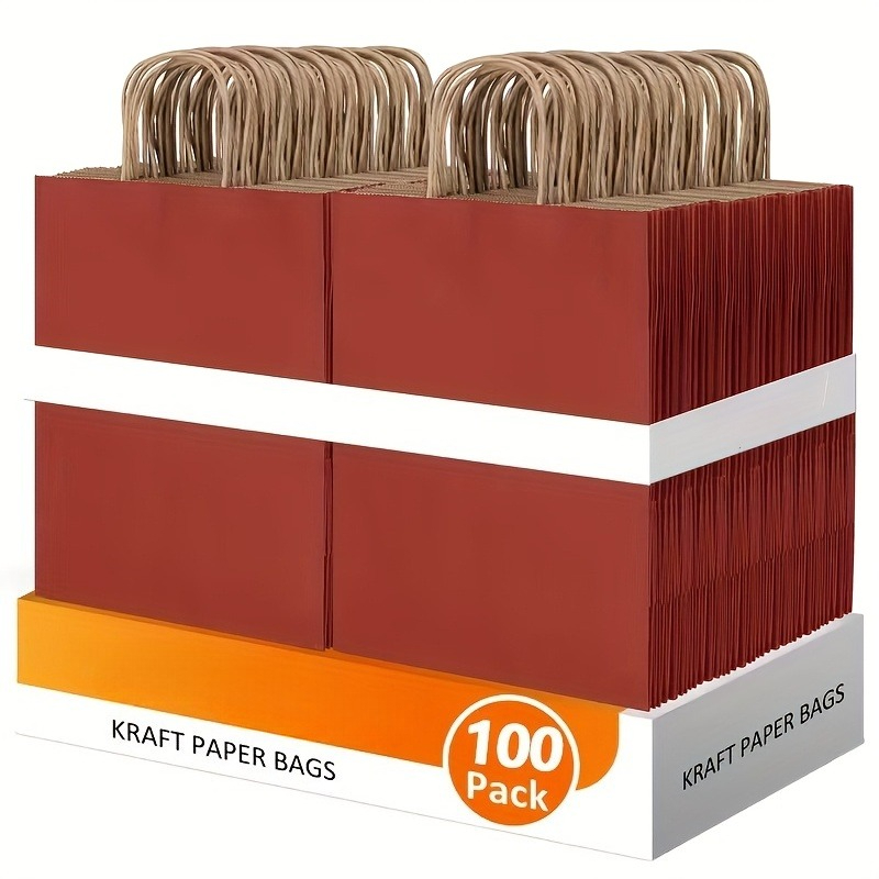 Wedding Supply Shops - 100 sacos de papel vermelho para