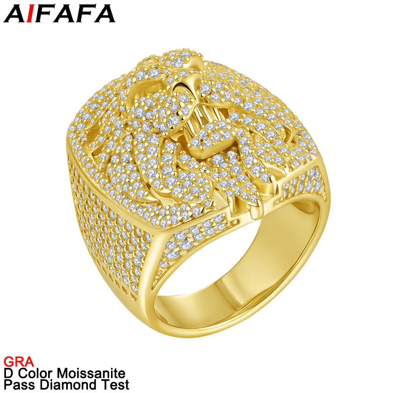 Wedding Zone - Anéis de Diamante Moissanite Cor D,