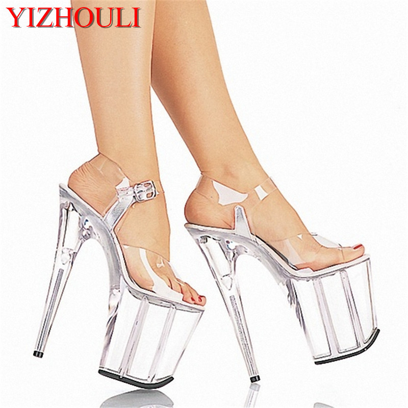 Wedding Superstar - 8 polegadas, cristal transparente completo 20