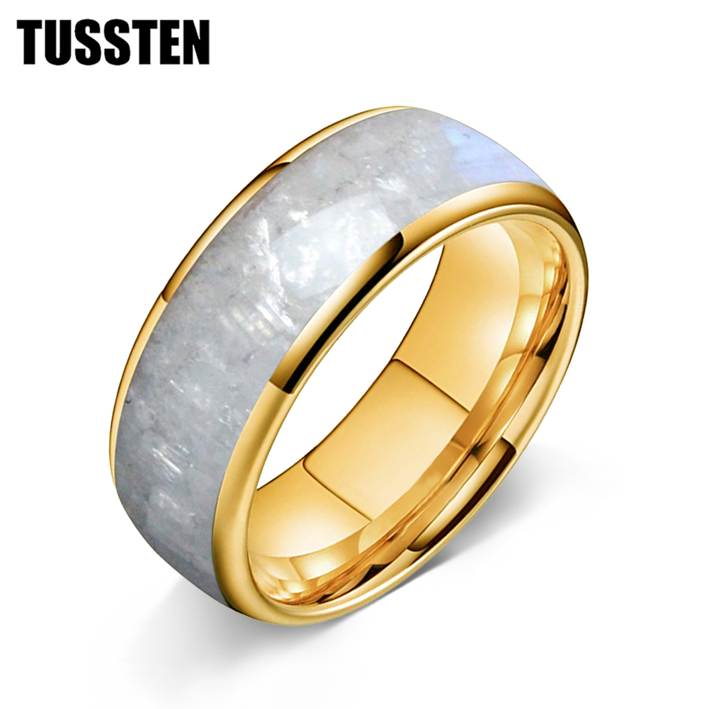 Wedding Zone - Tussten 4/6/8mm anel de tungstênio de