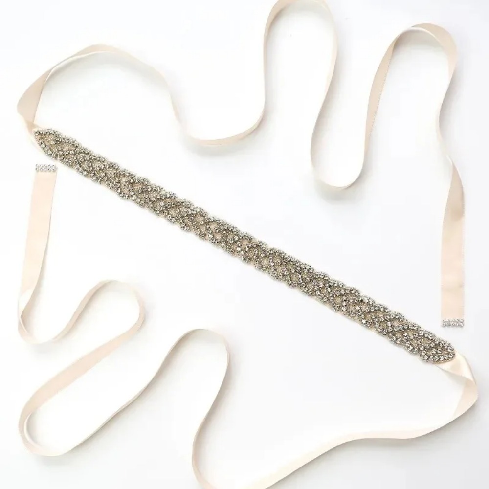 Bridal Sash Ribbon - Acessórios para Vestido de Dama de