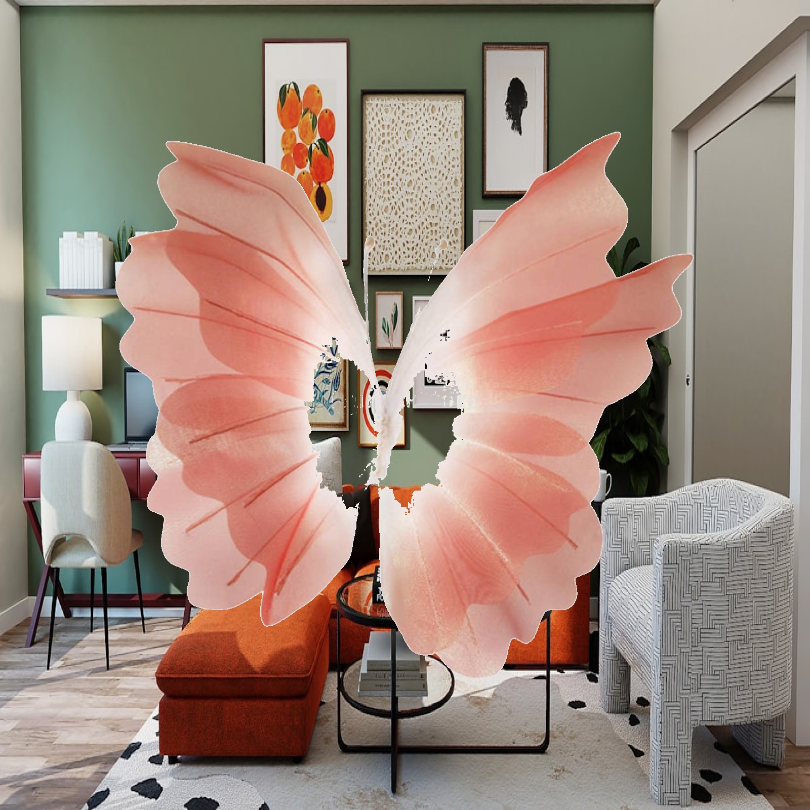 Wedding Supply Shops - Decoração de Borboleta Artificial Gigante de