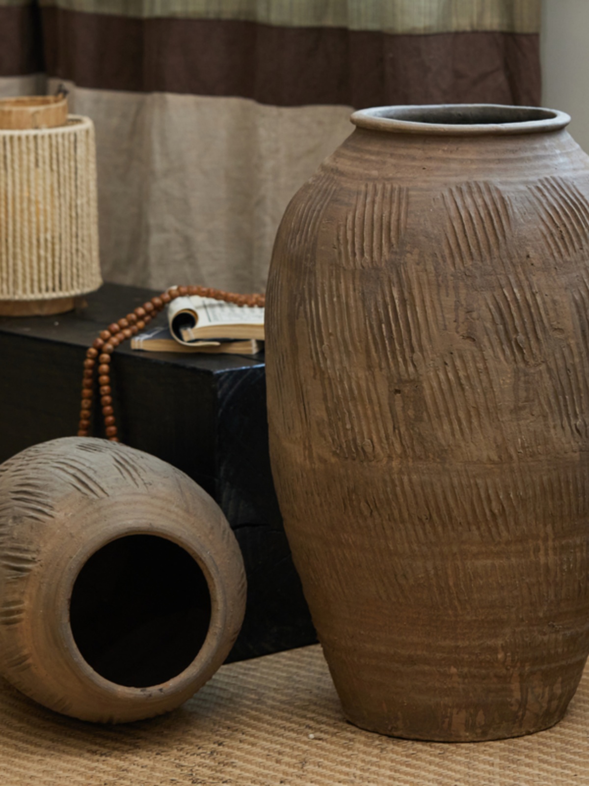 Vaso de Flores Grande em Terra - Centerpiece Vase Tall avaliação e preço