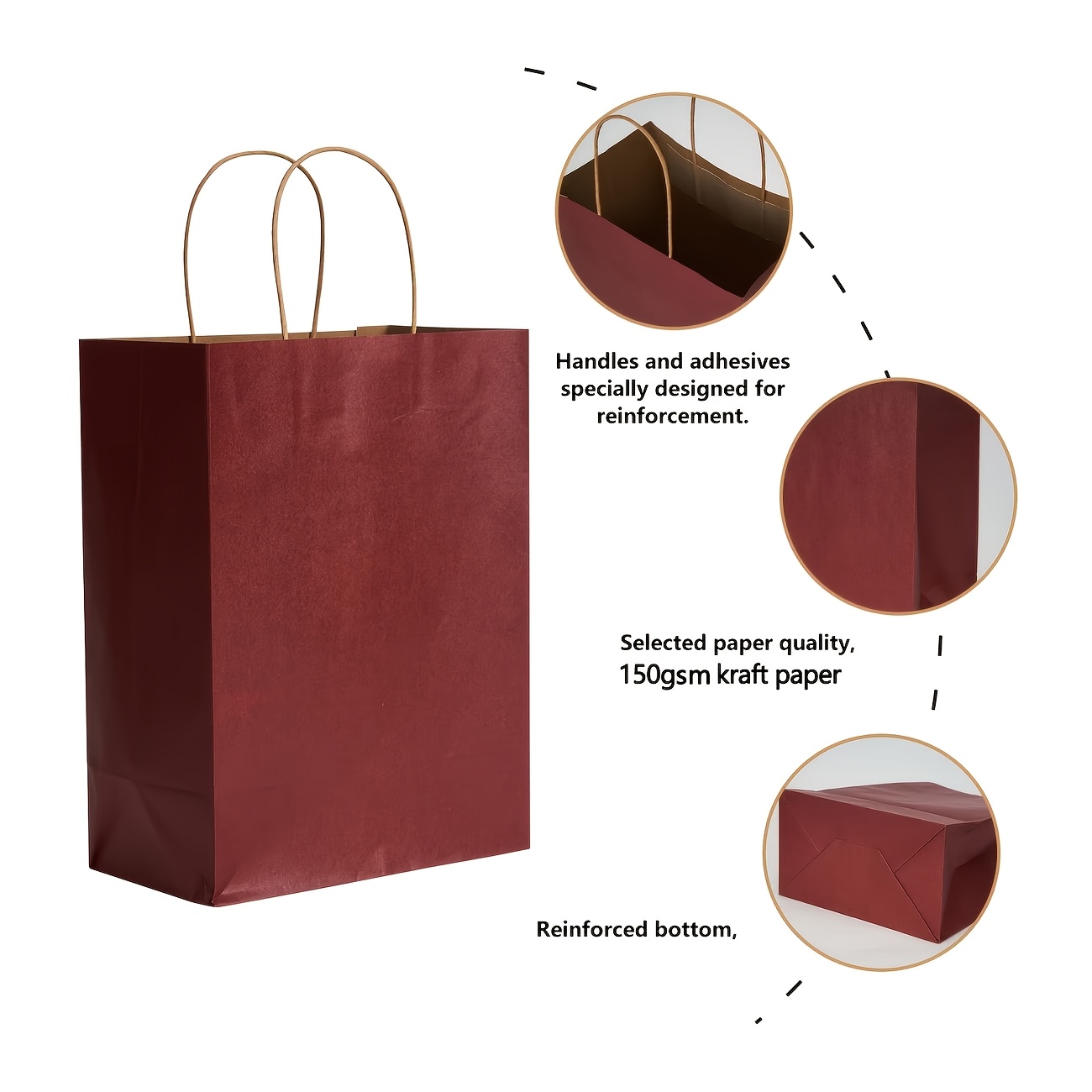 100 sacos de papel vermelho pa - Wedding Supply Shops avaliação e preço