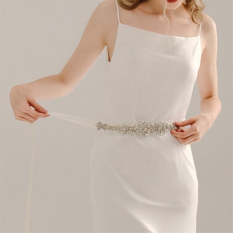 Luxuoso faixa casamento fita c - Bridal Sash Ribbon avaliação e preço