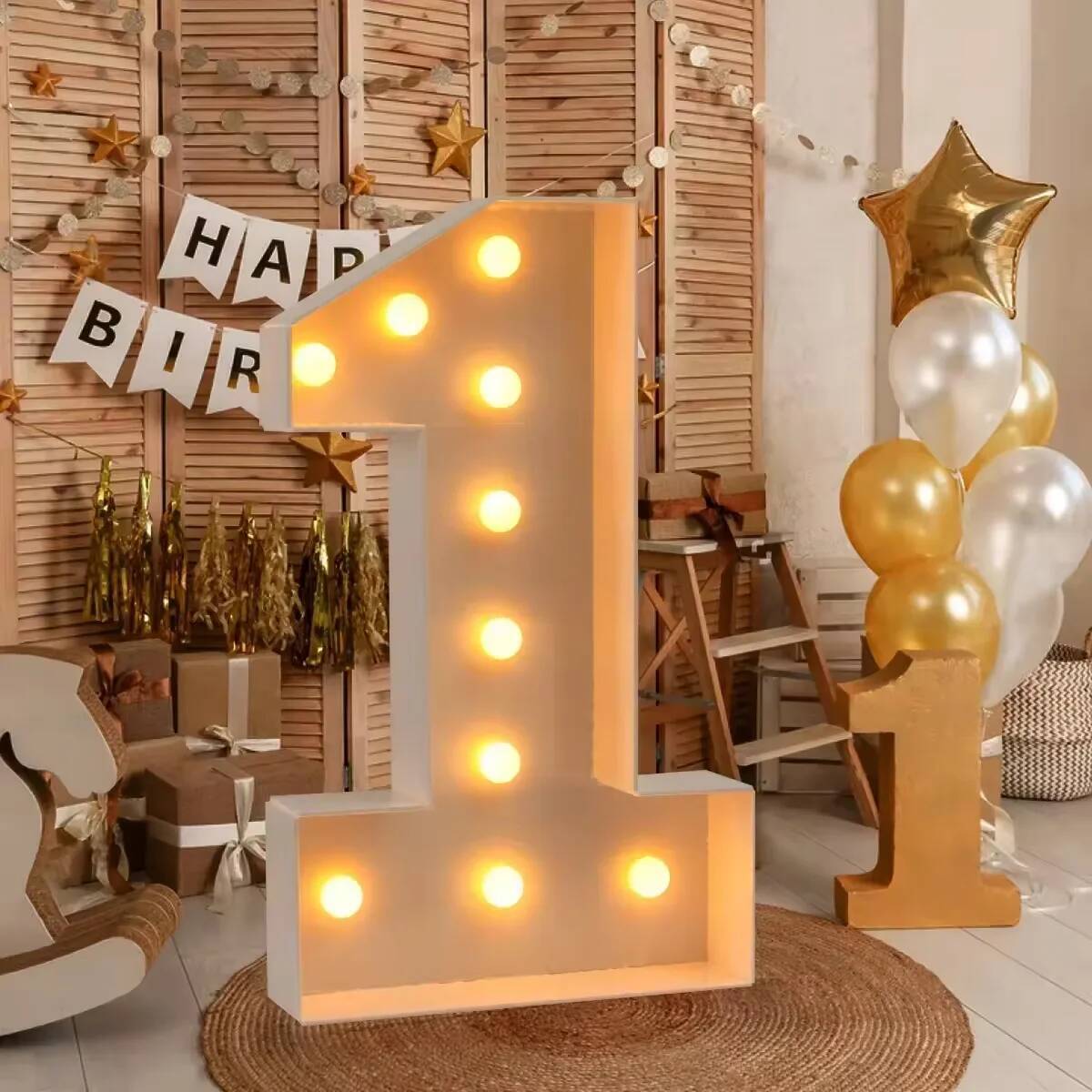 Luz LED Gigante em Formato de  - Confetti Balloon Set avaliação e preço
