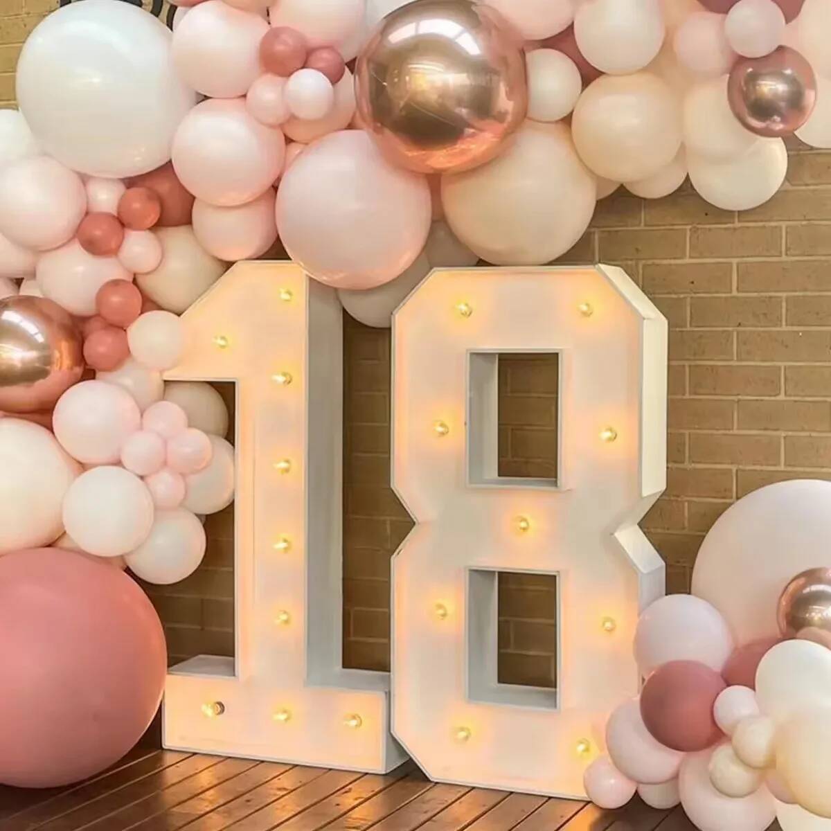 Luz LED Gigante em Formato de  - Confetti Balloon Set avaliação e preço