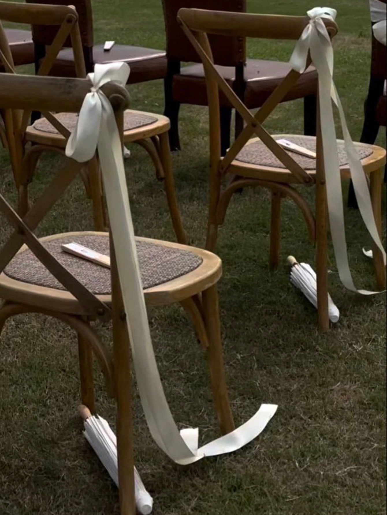 Laços de cadeira de capina de  - Bridal Sash Ribbon avaliação e preço