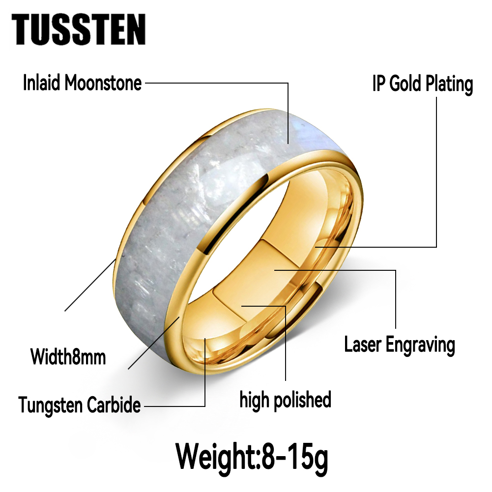 Tussten 4/6/8mm anel de tungst - Wedding Zone avaliação e preço