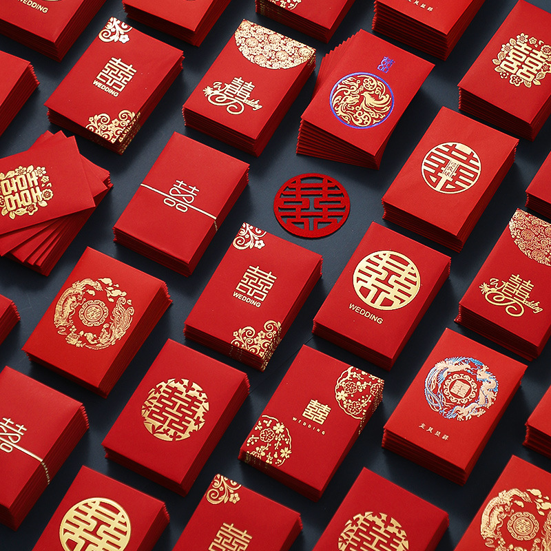 Ano novo chinês Envelopes verm - Wedding Envelopes avaliação e preço