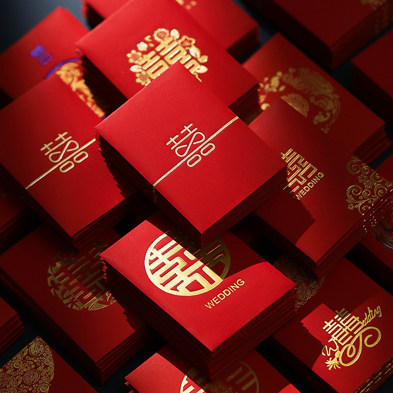 Ano novo chinês Envelopes verm - Wedding Envelopes avaliação e preço