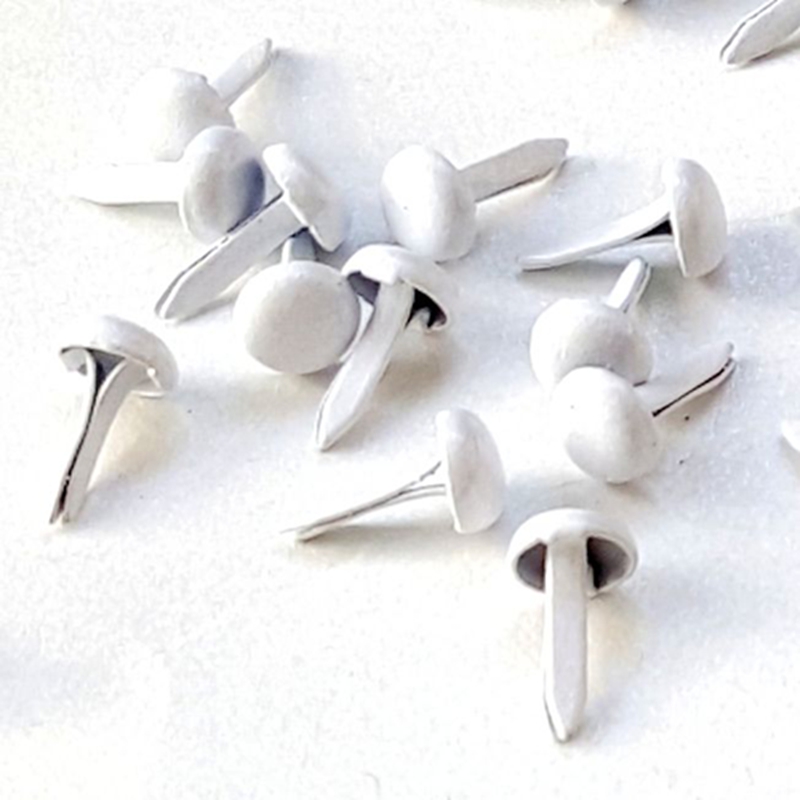 White Metal Brads para Scrapbo - Papercraft Supply Invitation avaliação e preço