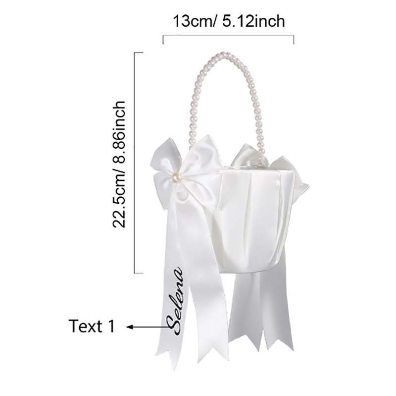 Cesta de flores com nome perso - Wedding Hampers avaliação e preço