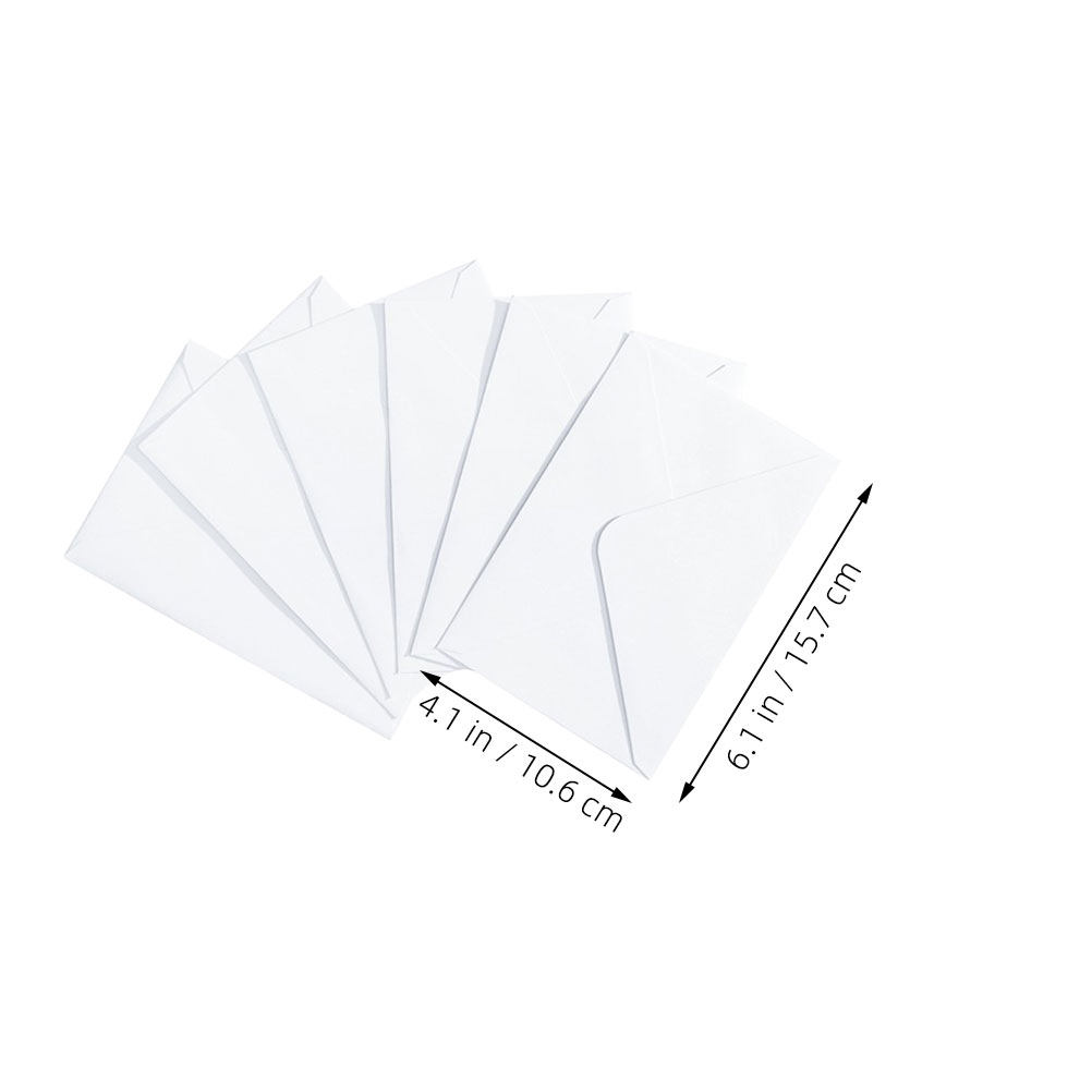 50 Envelopes Brancos Tamanho B - Wedding Envelopes avaliação e preço
