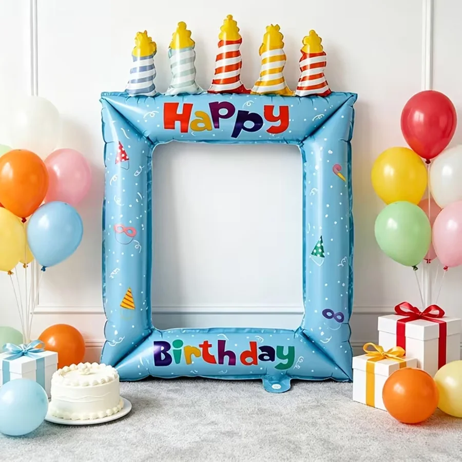 1/2 Peças Balão Metalizado Azu - Confetti Balloon Set avaliação e preço